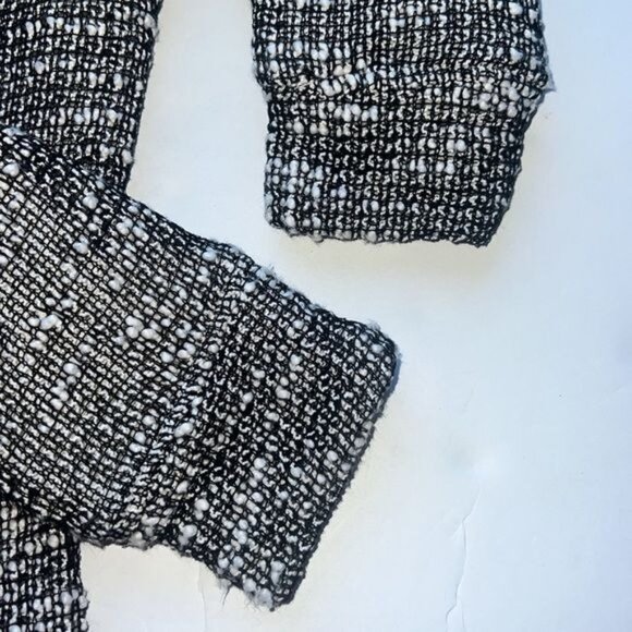 Fabletics Black & White Hoodie Dress Women’s Large Polyester Cotton Casual Style - Picture 5 of 10